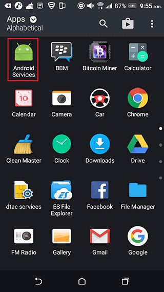 mobile apps screenshot